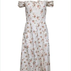Reformation Bogota dress in Linen Fabric - Size 2